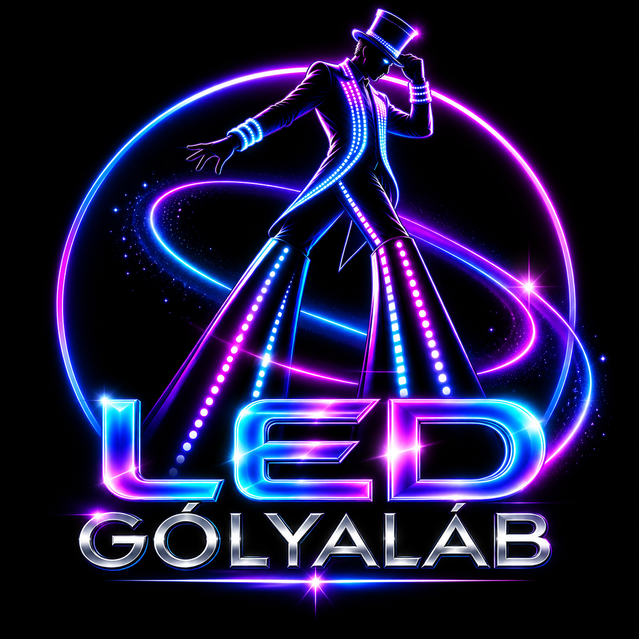LED gólyalábas